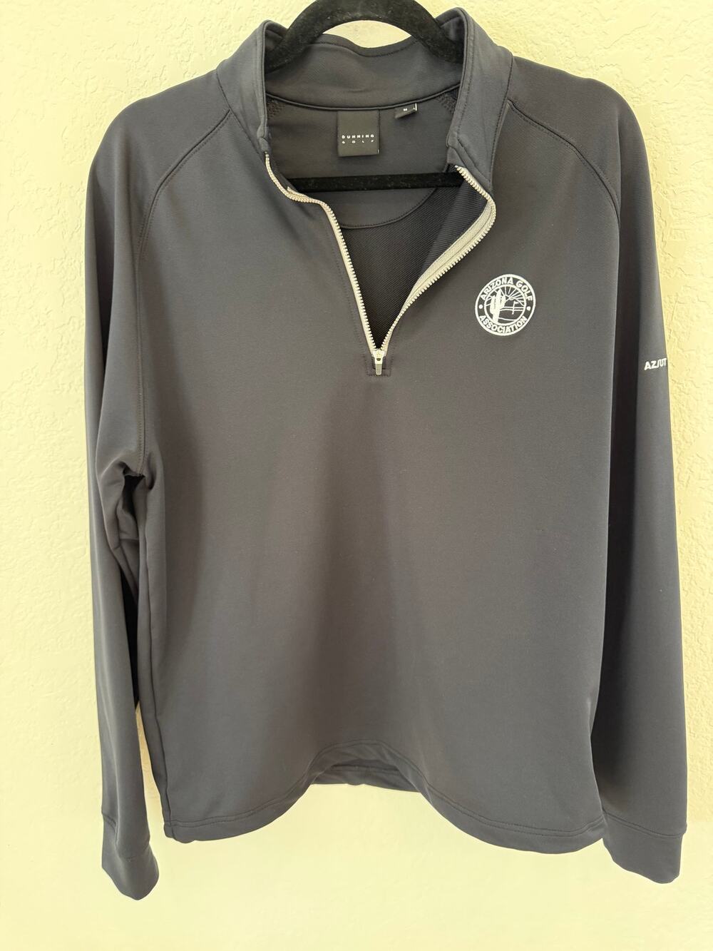 Dunning Mens Golf Black Pullover Arizona Golf Association AZ/UT Shootcut M